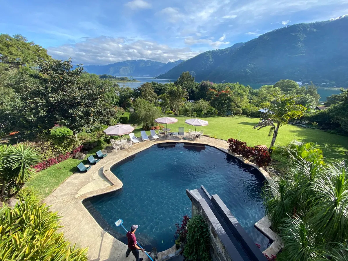 Hotel y Restaurante Tolimán, Lake Atitlan exterior view