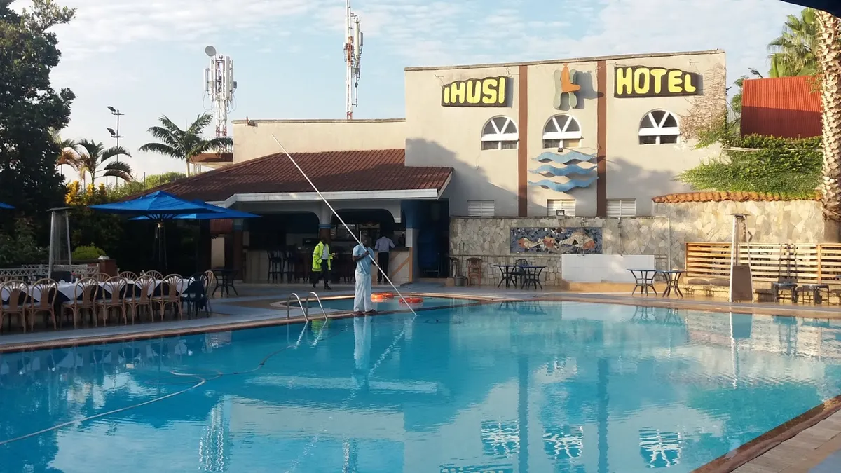 Ihusi Hotel, Goma exterior view