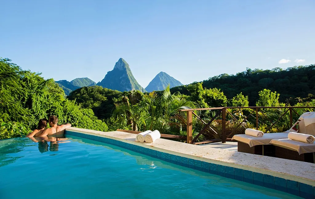 Jade Mountain Resort, Soufriere exterior view
