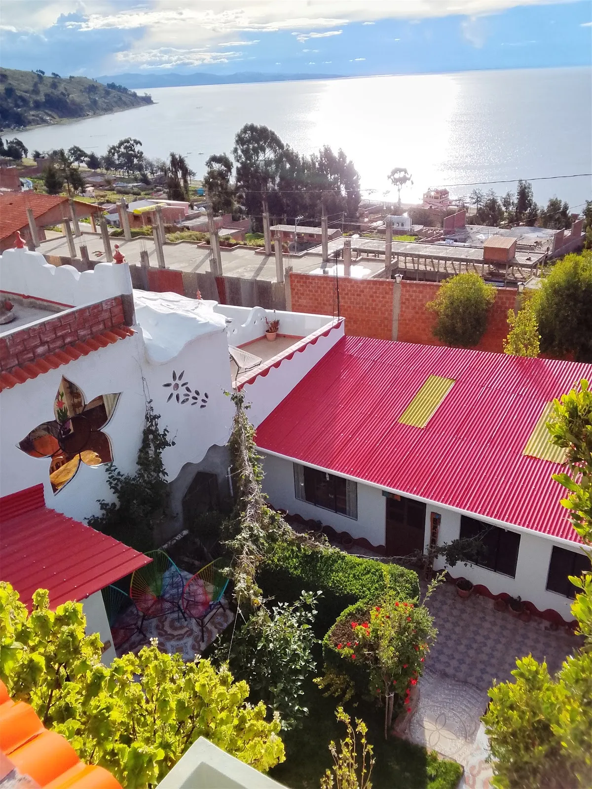 Jardín Andino Hostal, Copacabana exterior view