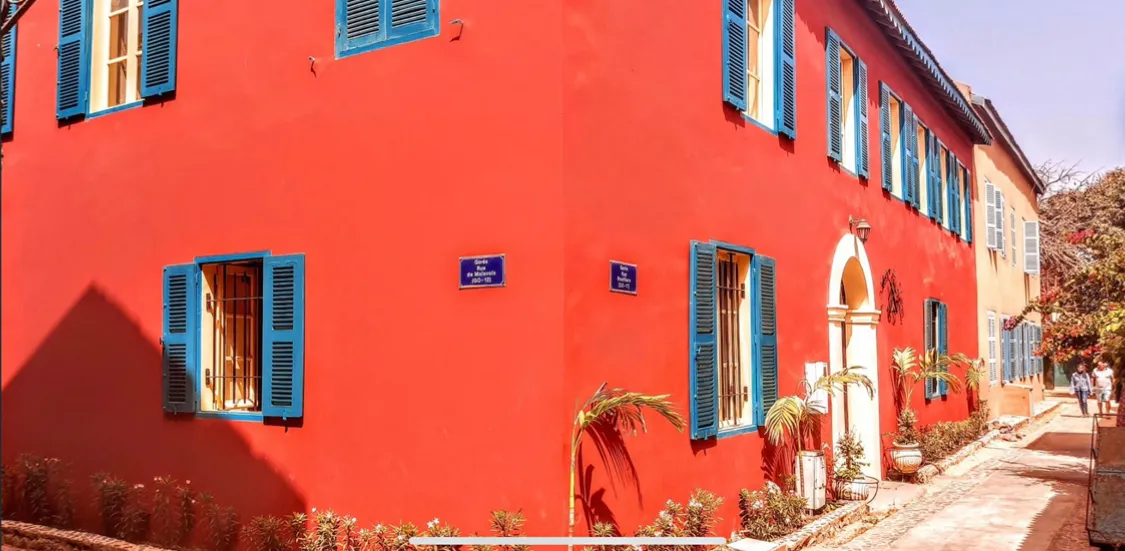 La Maison Du Marin, Goree Island exterior view