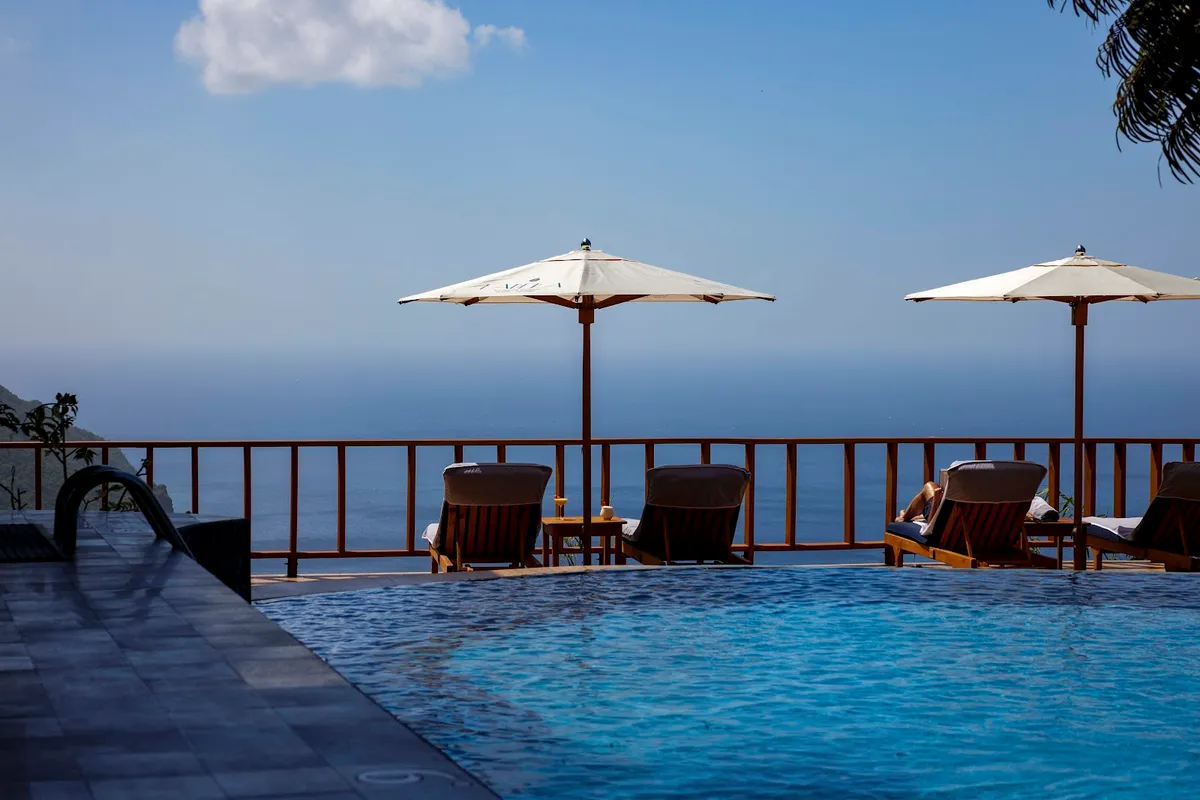 Ladera Resort, Soufriere exterior view
