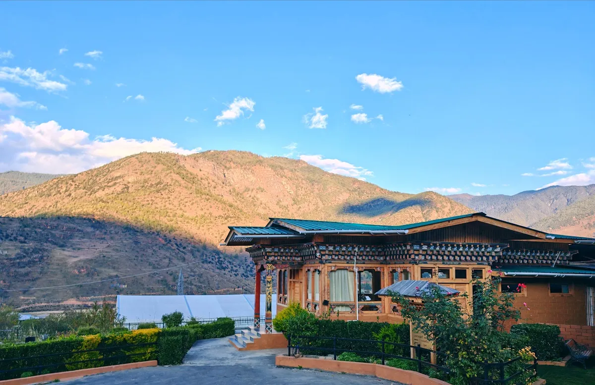 Lhayhuel Resort, Paro exterior view