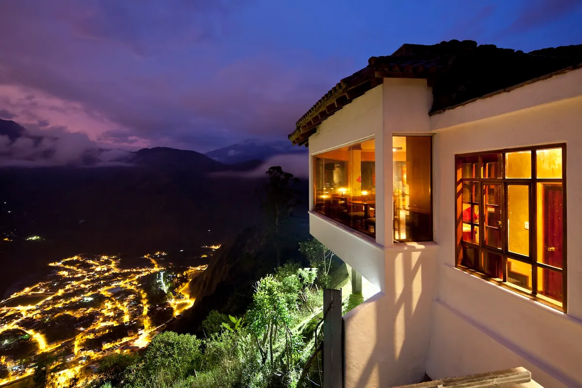 Luna Volcán, Adventure SPA (formerly Luna Runtún), Banos exterior view