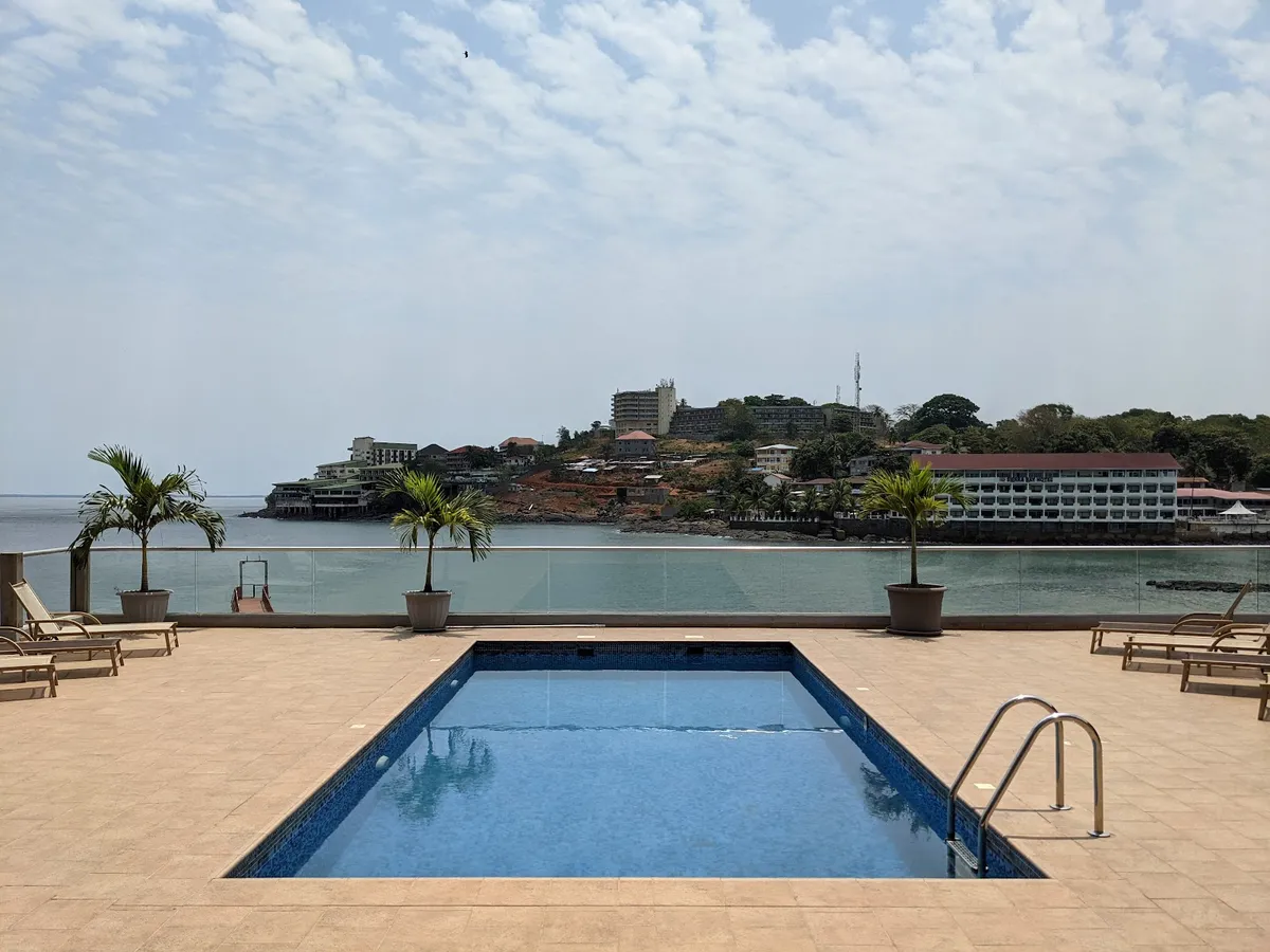 Mamba Point Hotel Restaurant Lagoonda, Freetown exterior view