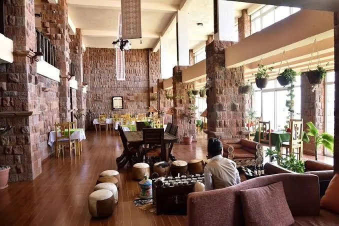 Maribela Hotel, Lalibela exterior view