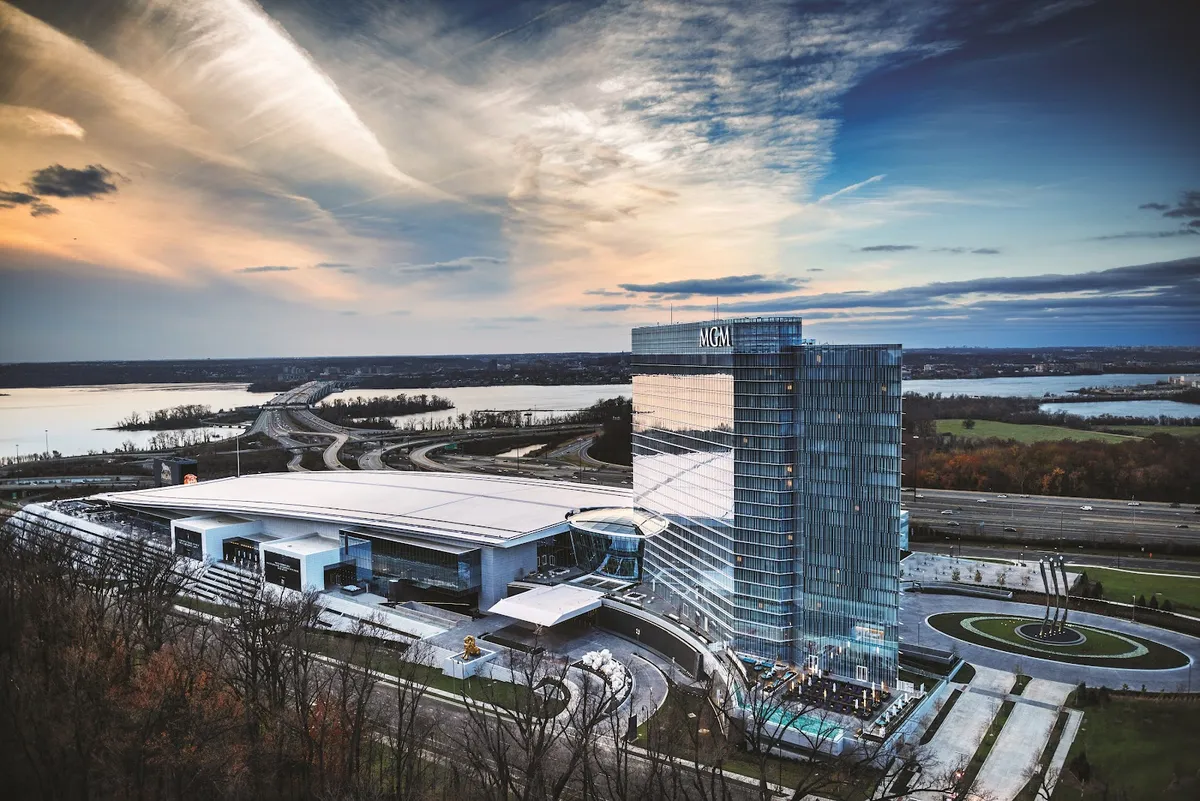 MGM National Harbor Hotel & Casino, Washington Dc exterior view