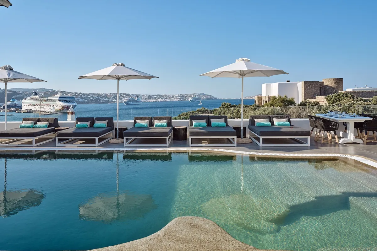 Mykonos Princess Hotel, Mykonos exterior view