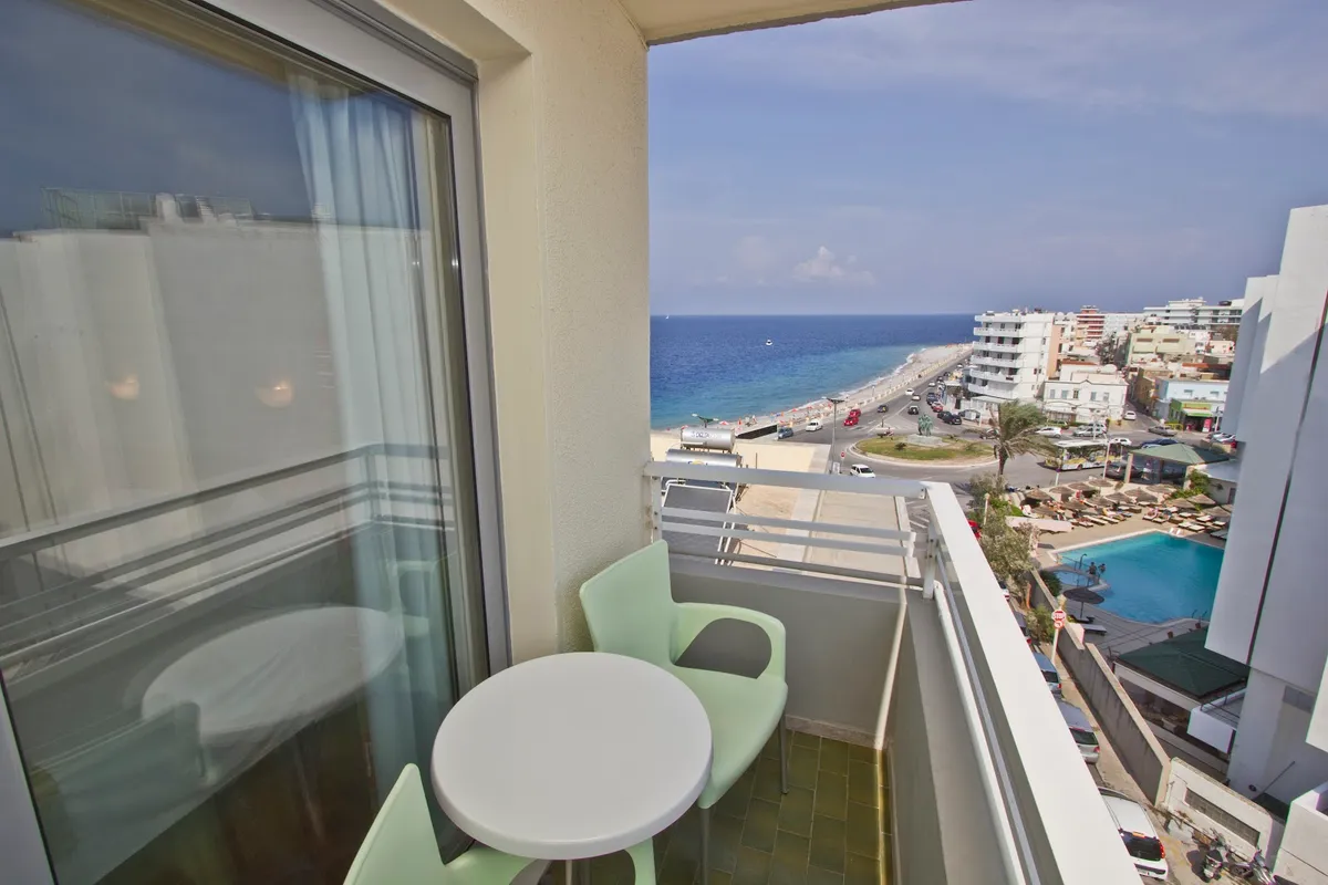 Nafsika Hotel, Rhodes exterior view