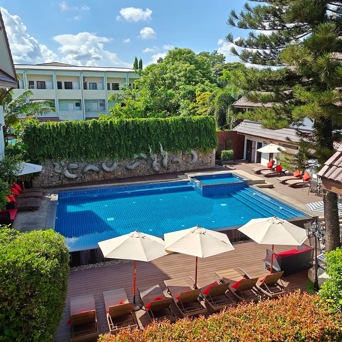 Nak Nakara Hotel, Chiang Rai exterior view