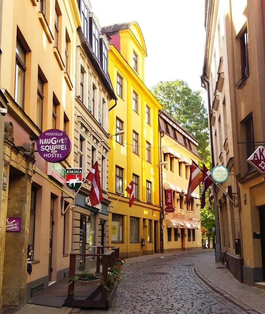 Naughty Squirrel Hostel, Riga exterior view