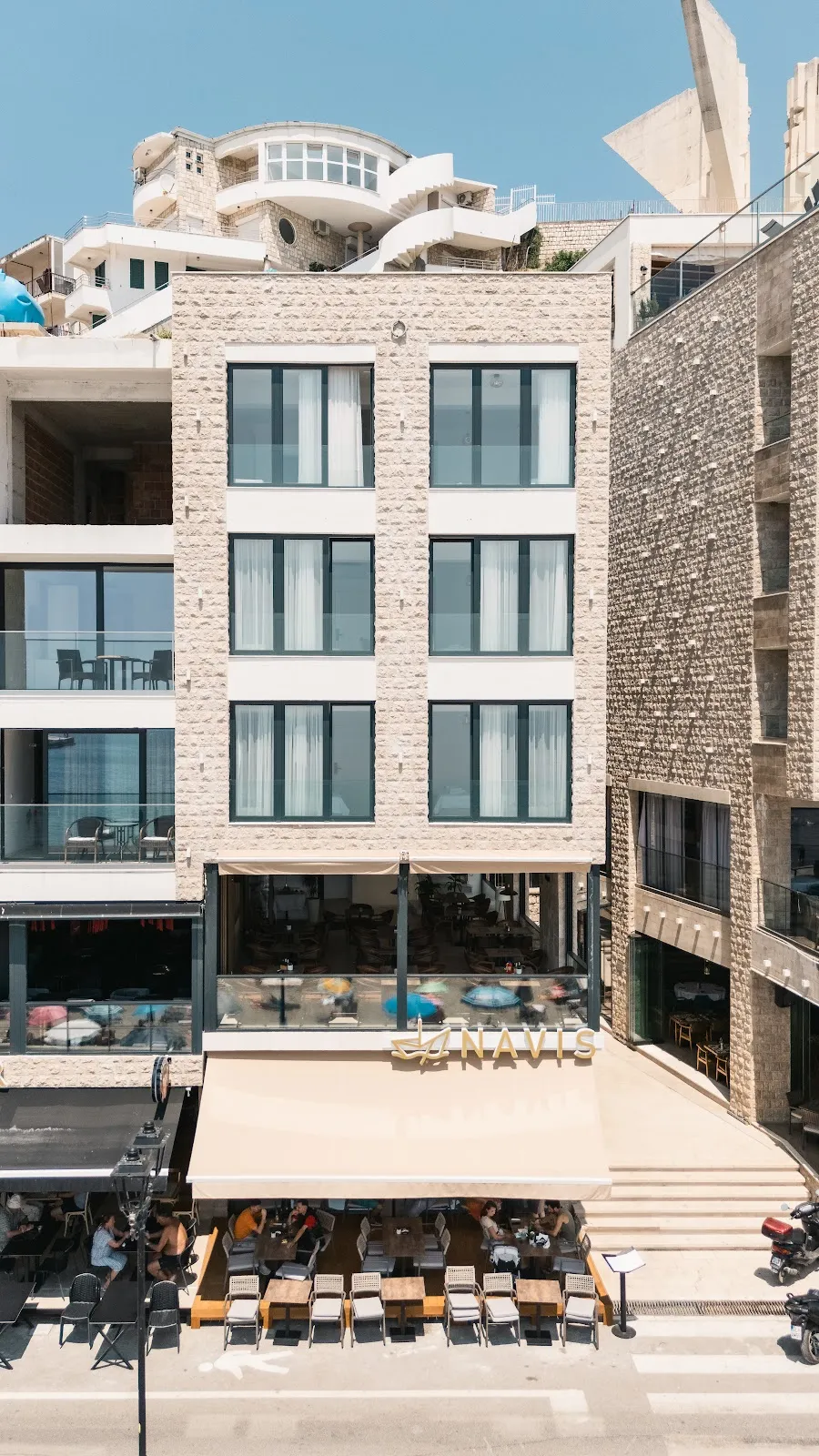 Navis Hotel & Restaurant, Ulcinj exterior view