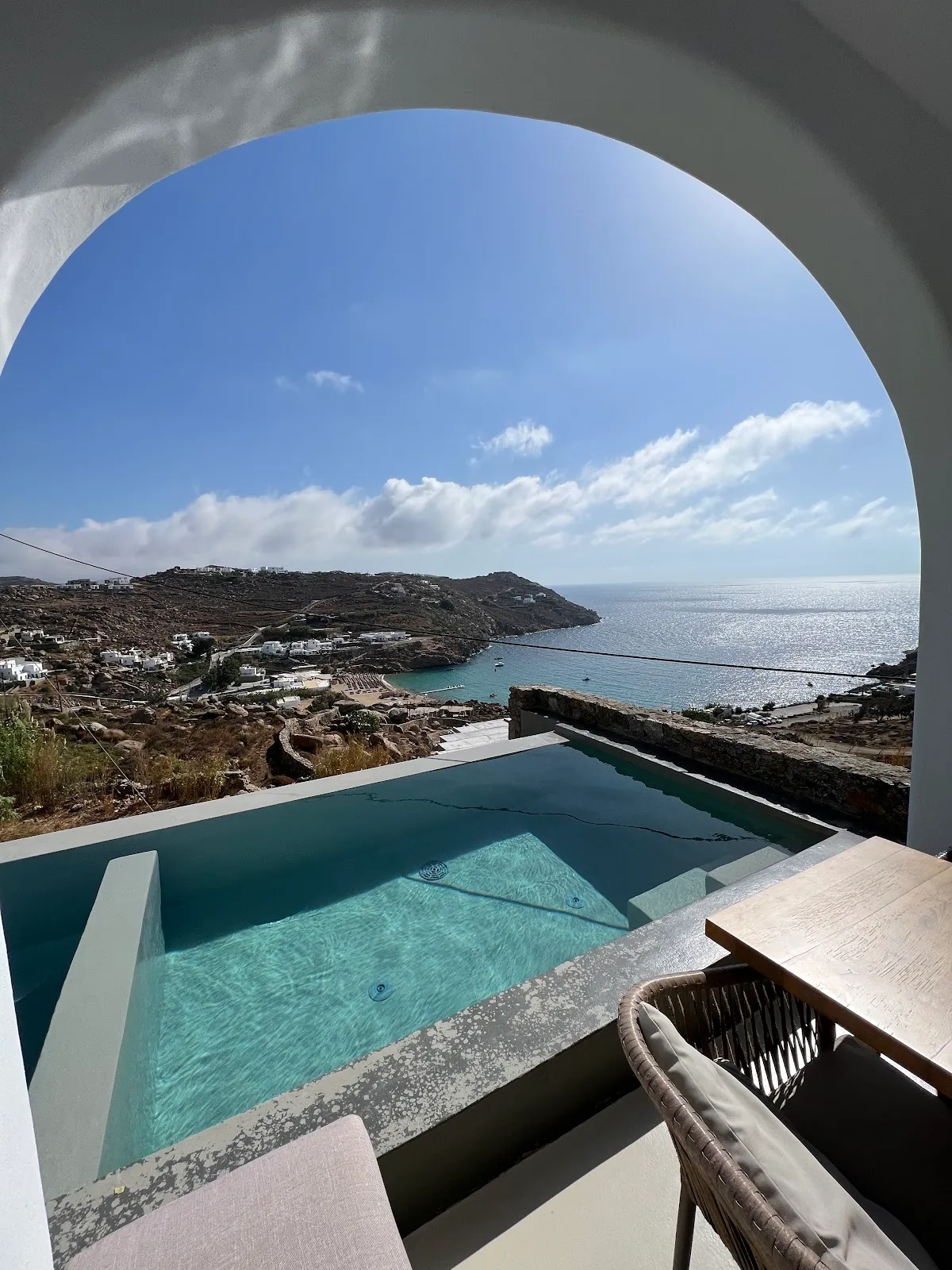 Nimbus Lumen, Mykonos exterior view