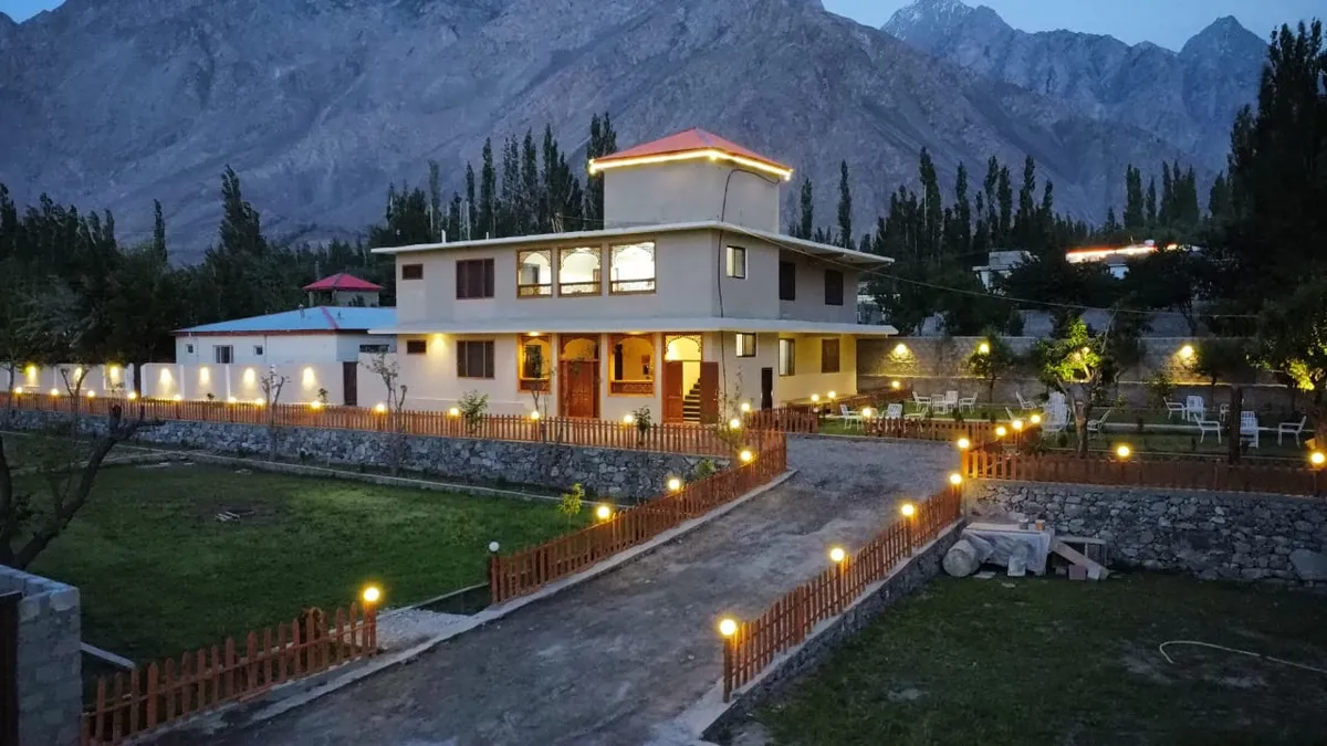 North Home Skardu, Skardu exterior view