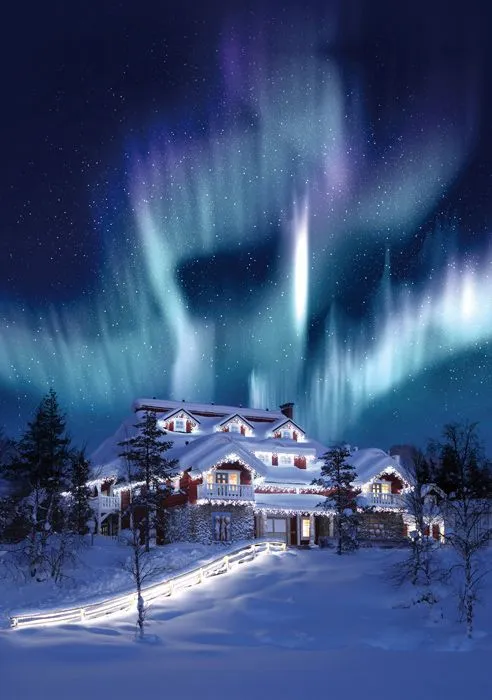 Northern Lights Village Levi, Lapland exterior view