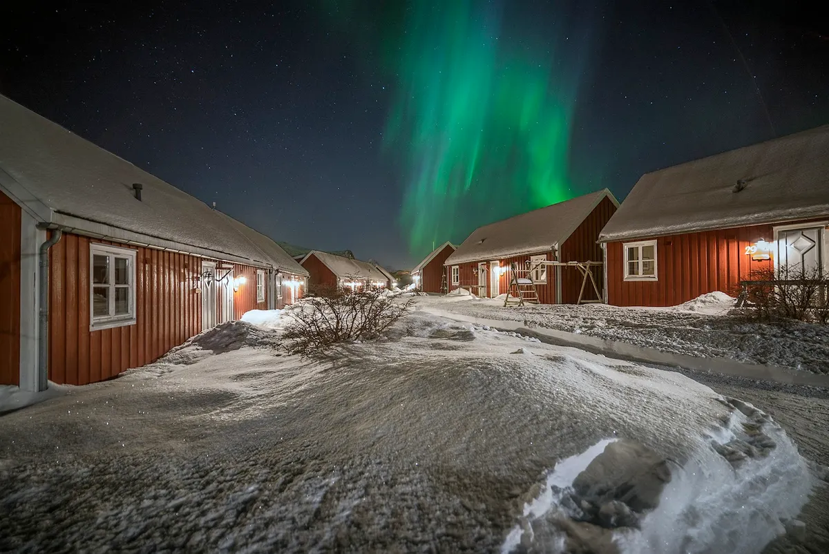 Nyvågar Rorbuhotel, Lofoten exterior view