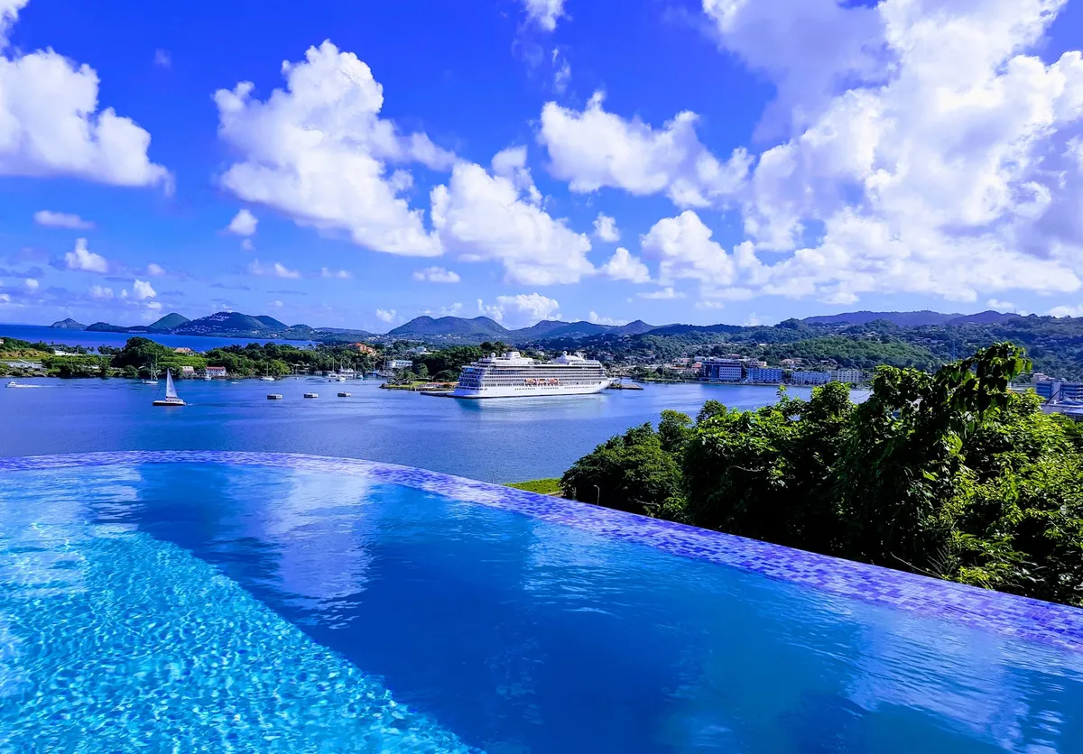 Ocean Crest Villas, Marigot Bay exterior view