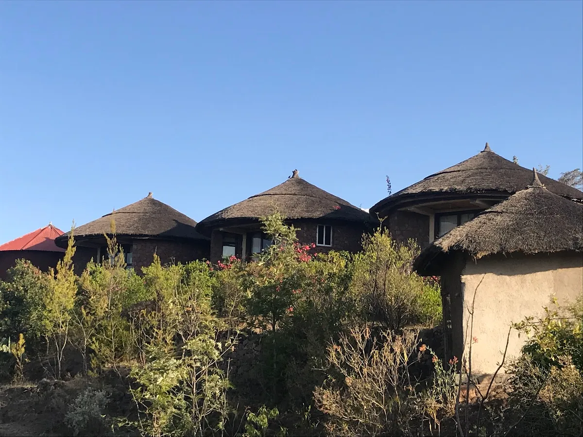 Old Abyssinia Lodge, Simien Mountains exterior view