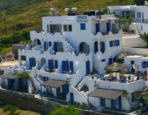 Pension The Big Blue, Cyclades exterior view