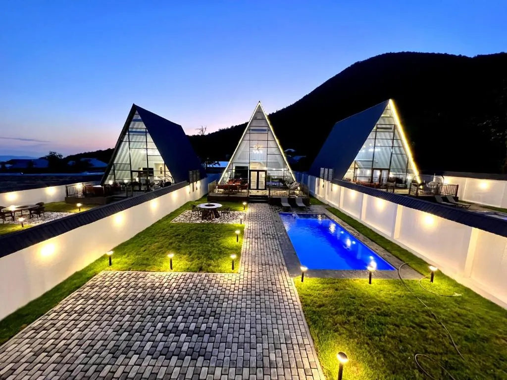 Qafqaz Falcon Chalet, Gabala exterior view