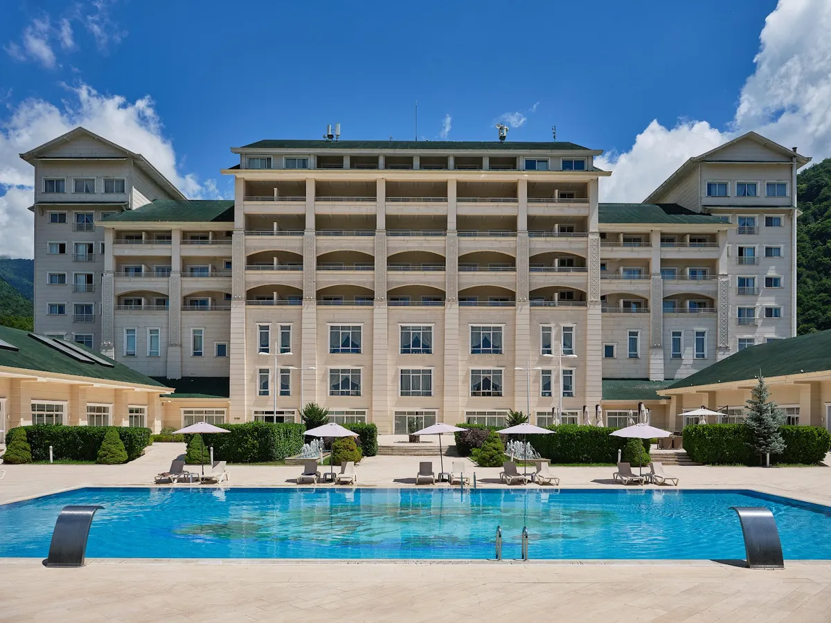 Qafqaz Riverside Resort Hotel, Gabala exterior view