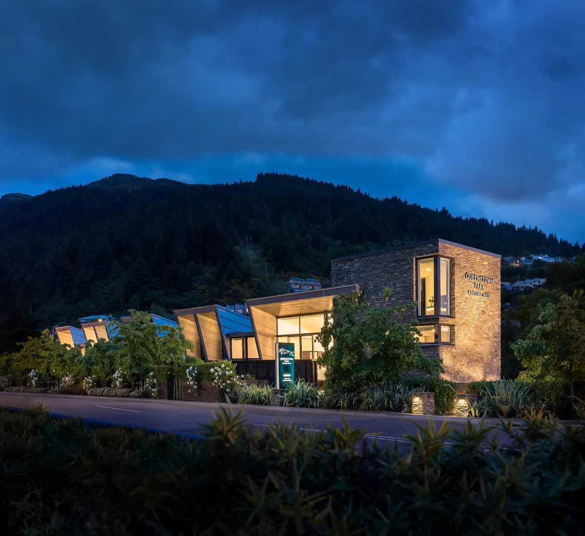 Queenstown Park Boutique Hotel, South Island exterior view
