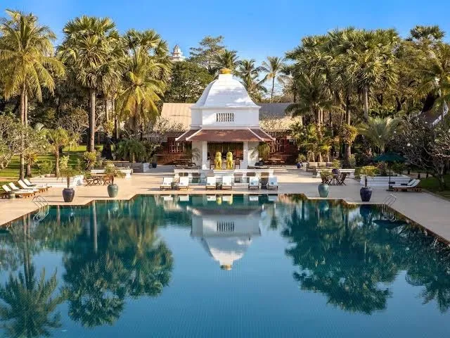 Raffles Grand Hotel d'Angkor, Siem Reap exterior view