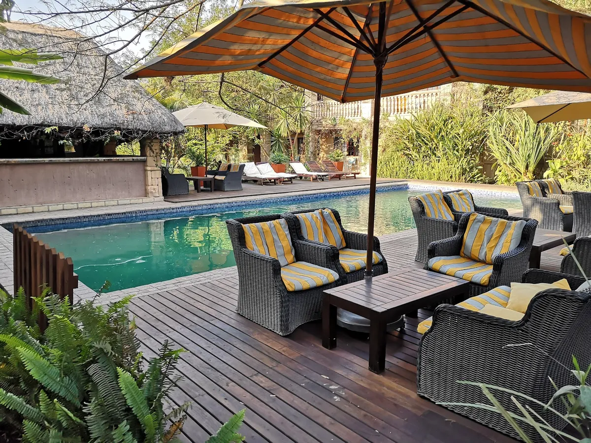 Riverside hotel, Lubumbashi exterior view