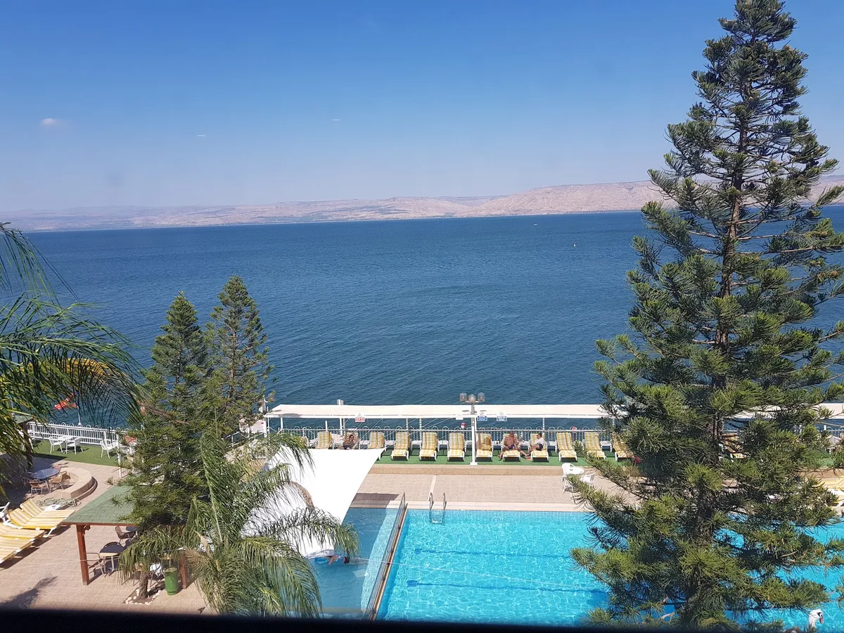 Ron Beach Hotel, Tiberias exterior view