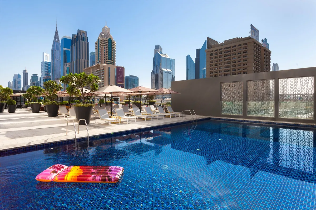 Rove City Walk, Dubai exterior view