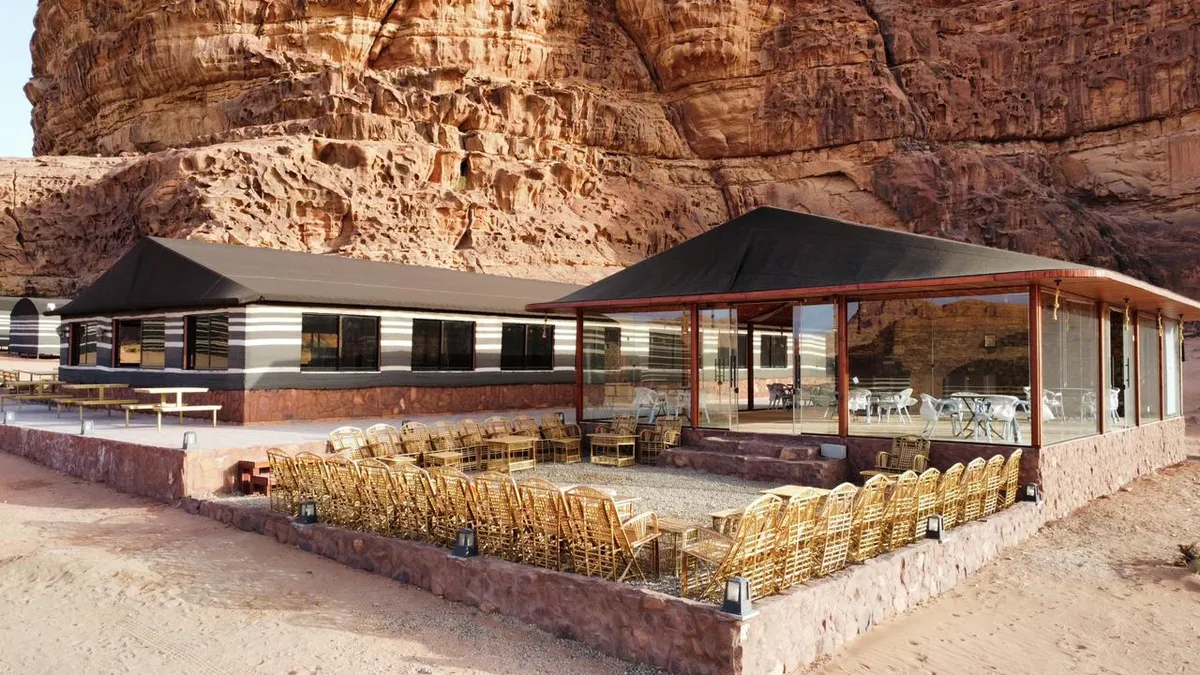 Rum Stars camp, Wadi Rum exterior view