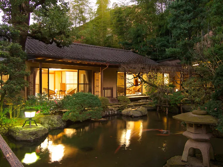 Ryokan Gyokutei, Hakone exterior view