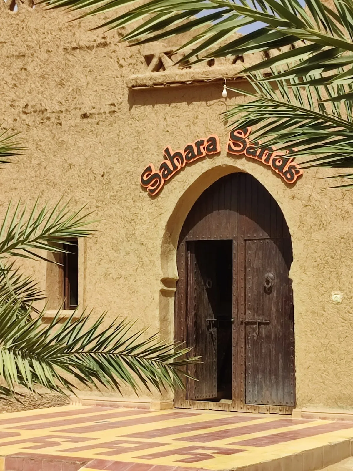 Sahara Sands Hotel, Merzouga exterior view