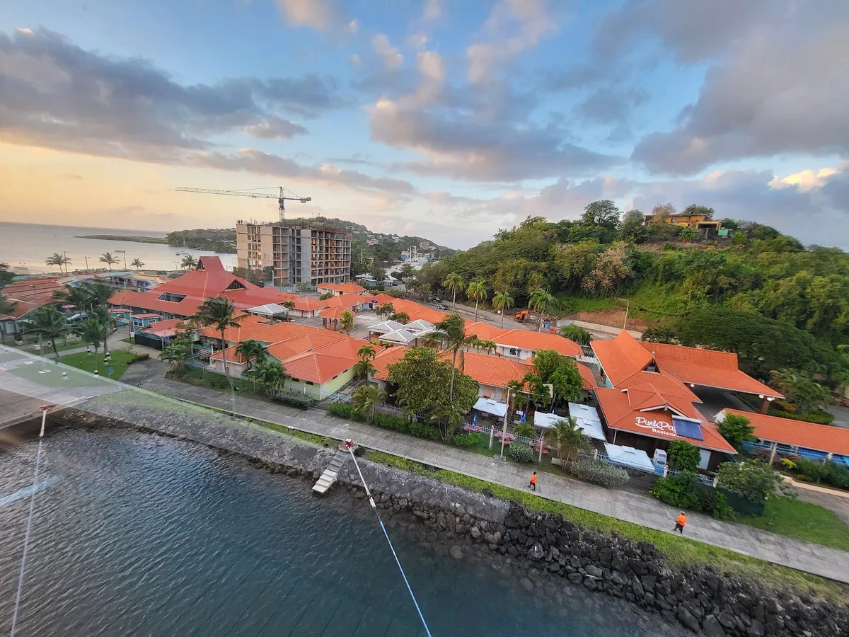 Saint lucia, Castries exterior view
