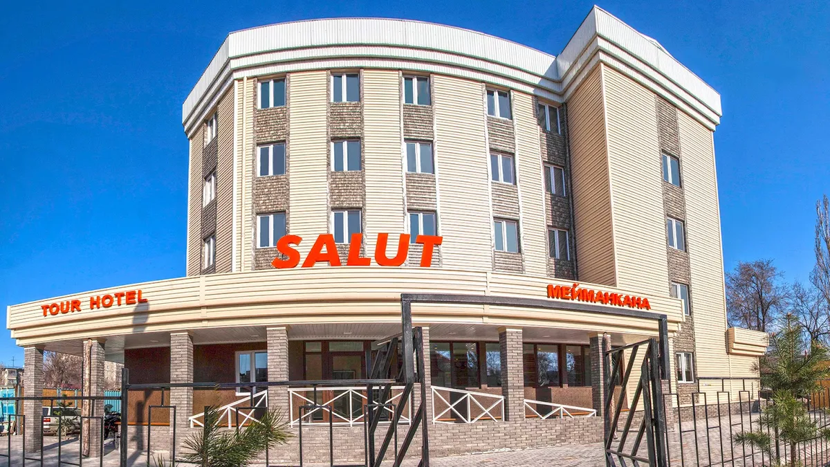 Salut Hotel Bishkek, Bishkek exterior view