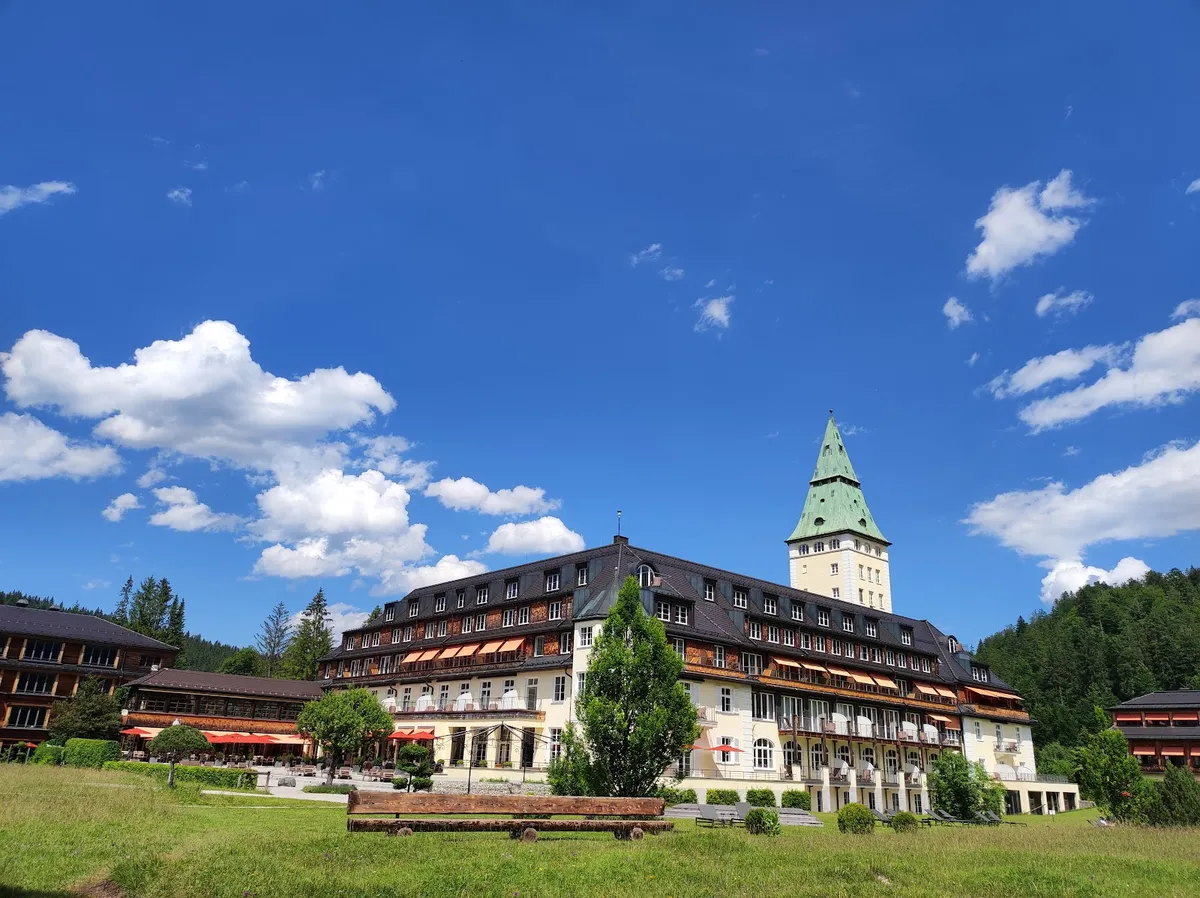 Schloss Elmau, Bavarian Alps exterior view