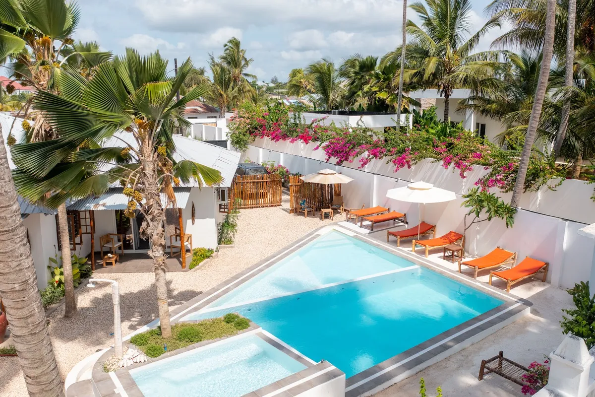 SeaShore beach hotel and bungalow, Zanzibar exterior view