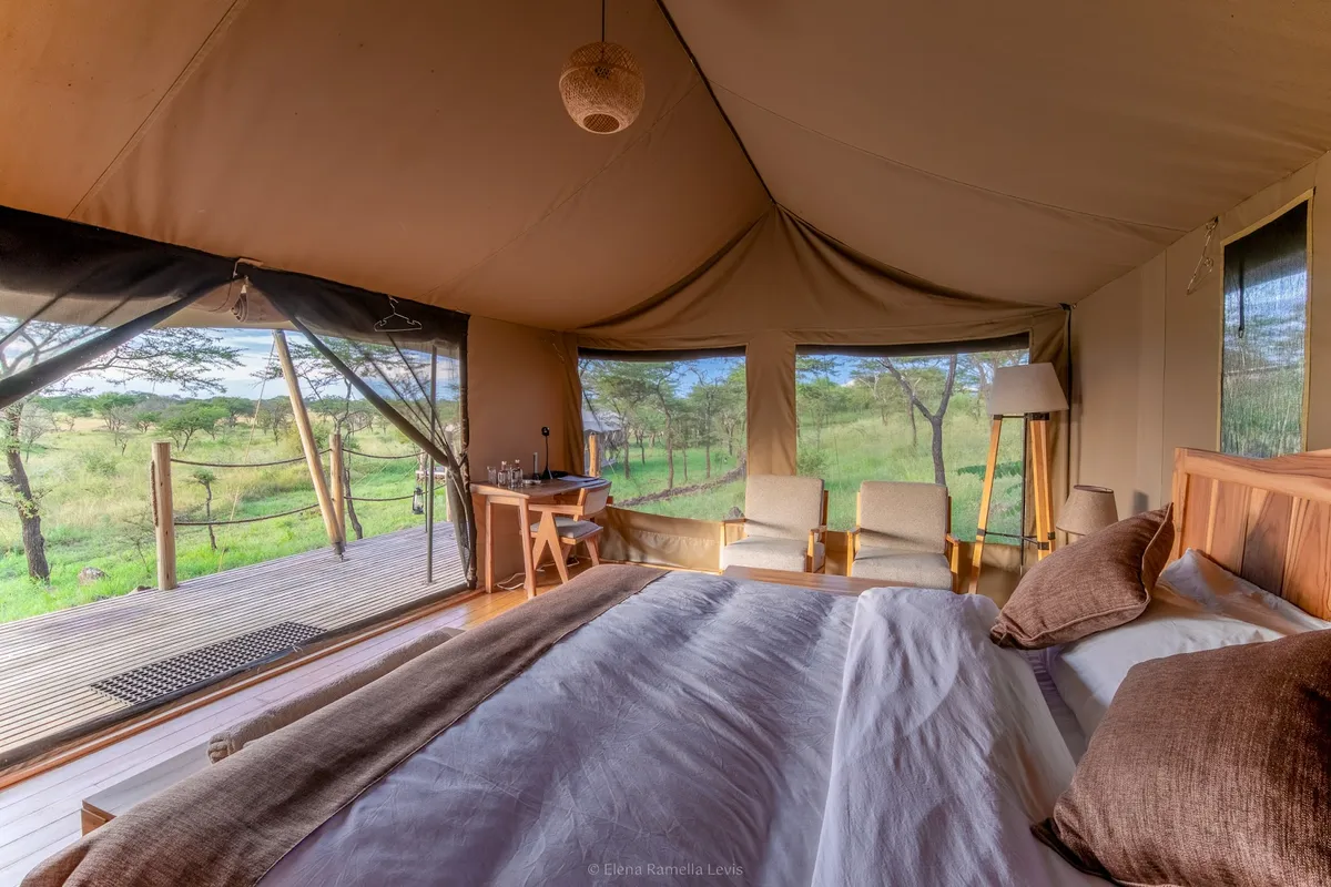 Serengeti Kifaru Tented Lodge, Serengeti exterior view