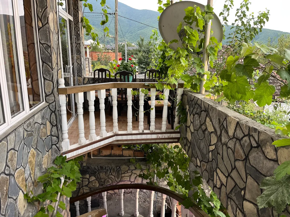 Sheki modern guest home, Sheki exterior view