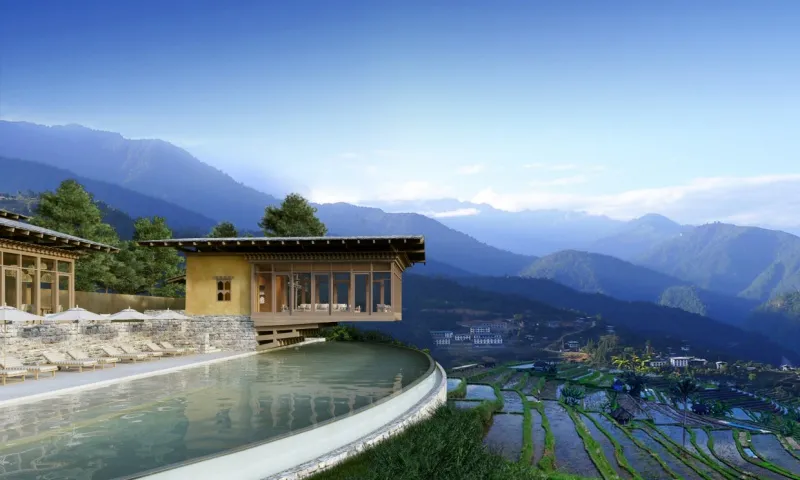 Six Senses Punakha, Punakha exterior view