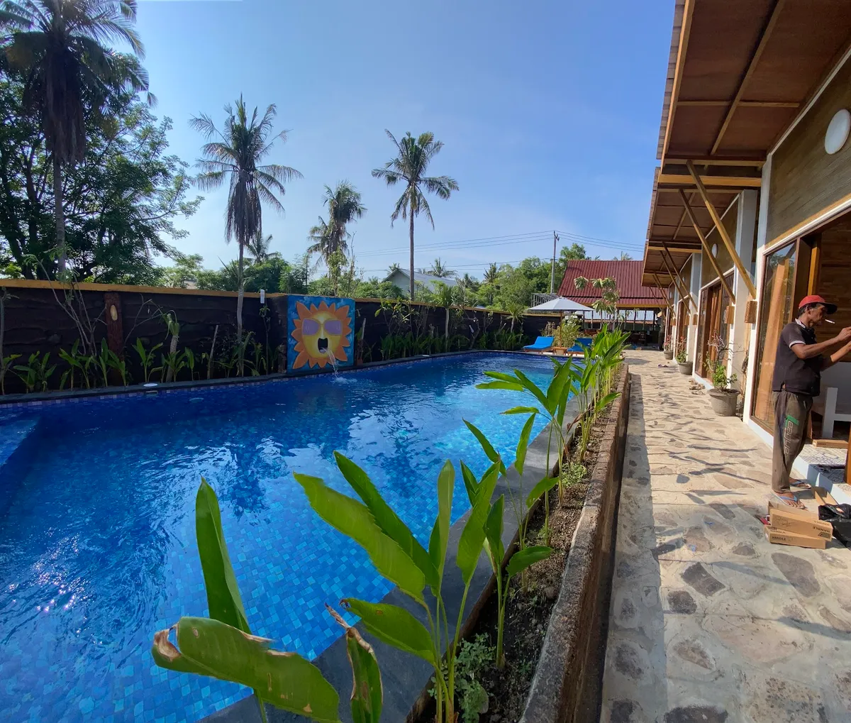 Sun resort gili terawangan, Gili Islands exterior view