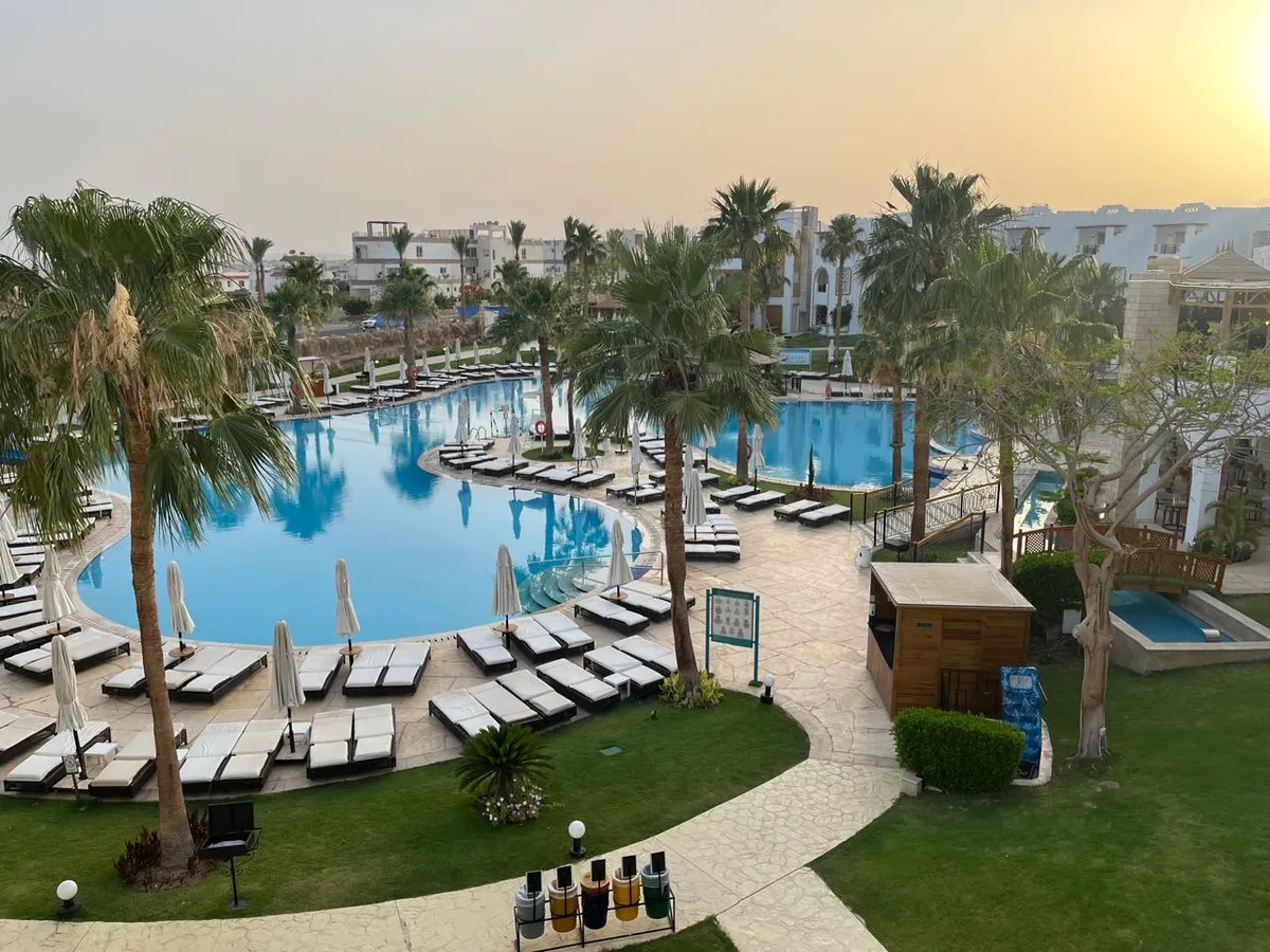 Sunrise Remal Resort main gate, Sharm El Sheikh exterior view