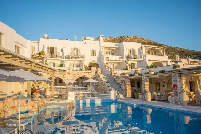Sunset View Hotel Paros, Paros exterior view