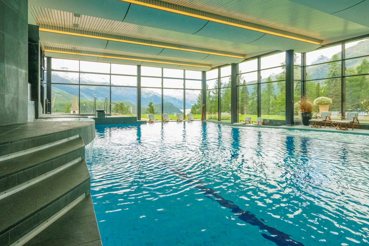 Suvretta House, St Moritz exterior view