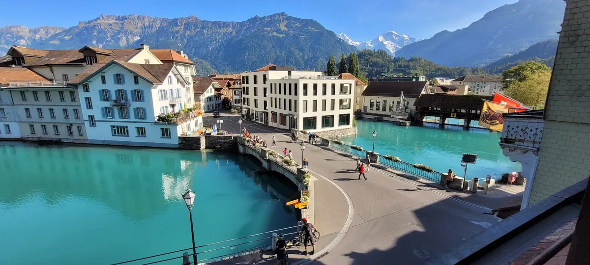 The Aarburg Hotel & Café, Interlaken exterior view