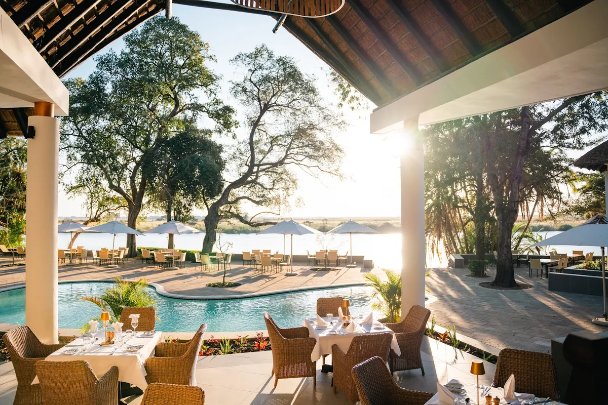 The Chobe Safari Lodge, Kasane exterior view