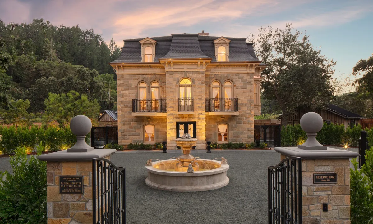 The Francis House, Napa Valley exterior view