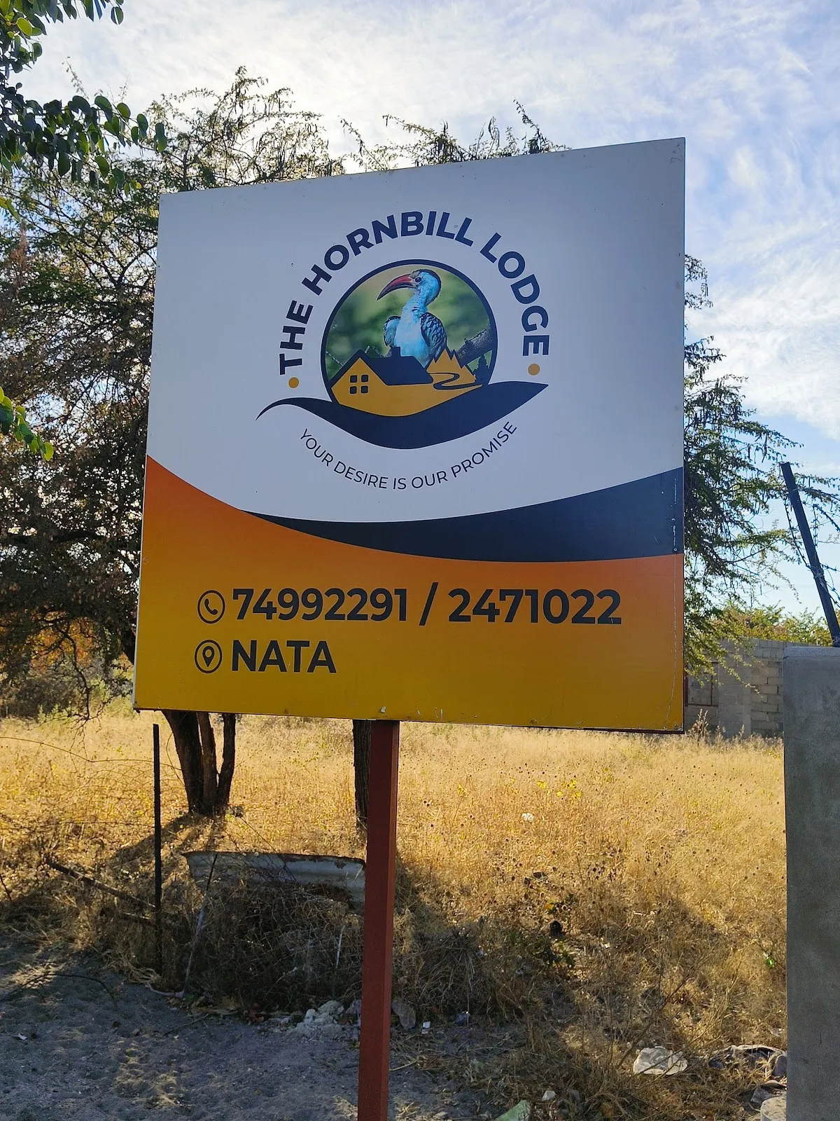 The Hornbill Lodge, Nata, Botswana, Nata exterior view