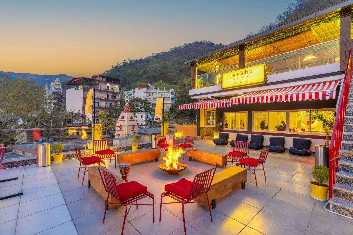 The Hosteller Rishikesh, Ganges, Rishikesh exterior view