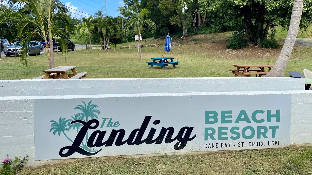 The Landing Beach Resort at Cane Bay, St Croix exterior view